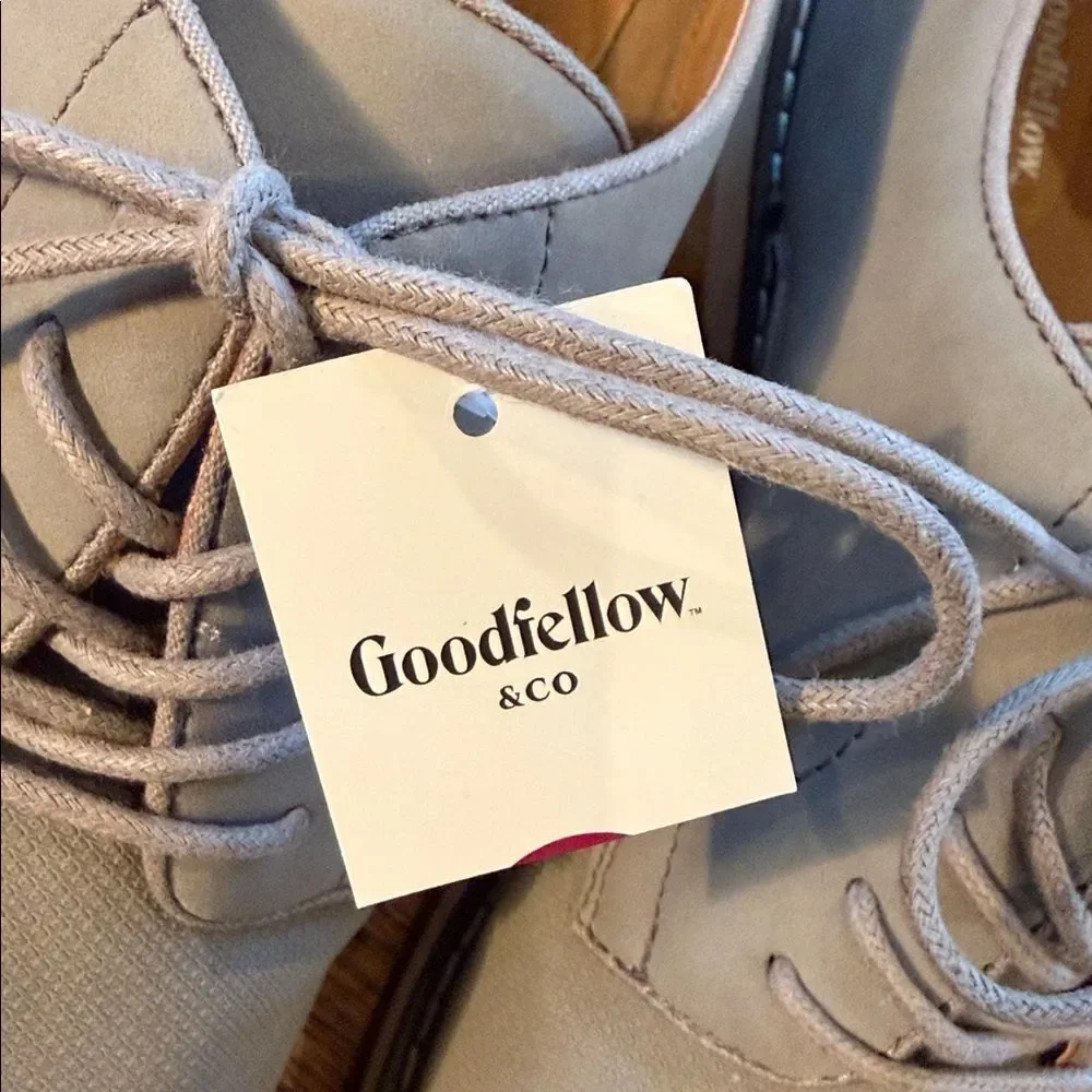Goodfellow & Co Men’s Gray Lace-Up Derby/Oxford Dress Shoes Size 13 NWT